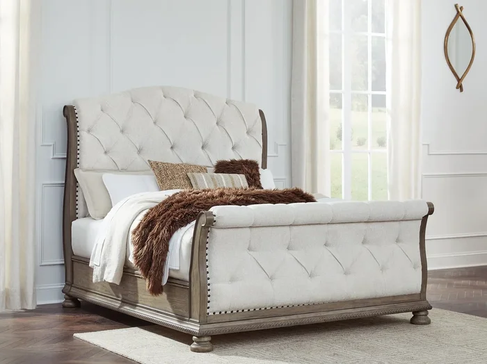Ardenfield Upholstered Sleigh Bed
