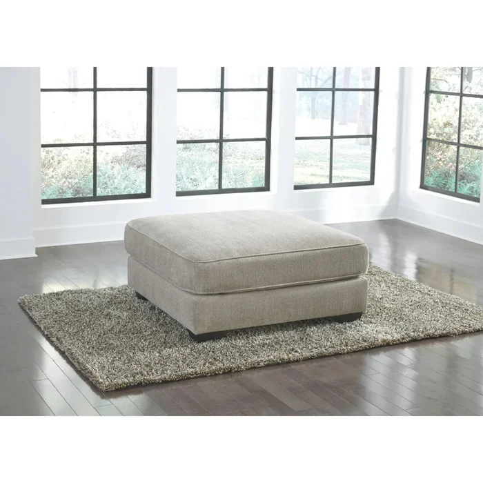 Ardsley – Pewter – Oversized Accent Ottoman