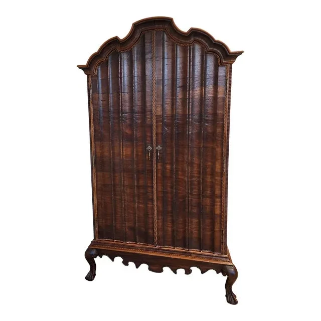 Armario Chippendale Mexicano II Burl Wood Armoire by Alfonso Marina Ebanista