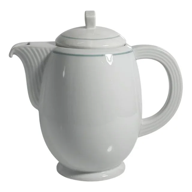 Art Deco Revival Tea Pot, 1980s