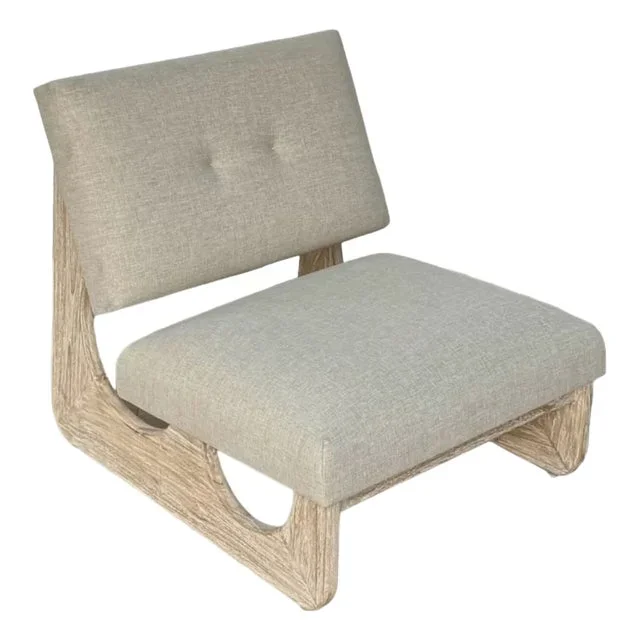 Artesia Curve Bleached Teak Lounge Chair
