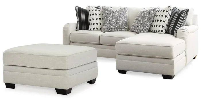 ASHLEY FURNITURE 2-piece Sectional With Ottoman PKG015092 | Home Haven Furniture and Appliance