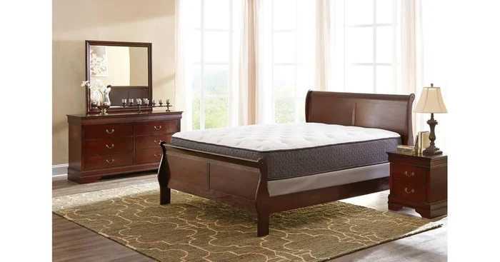 ASHLEY FURNITURE Alisdair King Sleigh Bed, Dresser, Mirror and Nightstand B376B18 | Home Haven Furni…