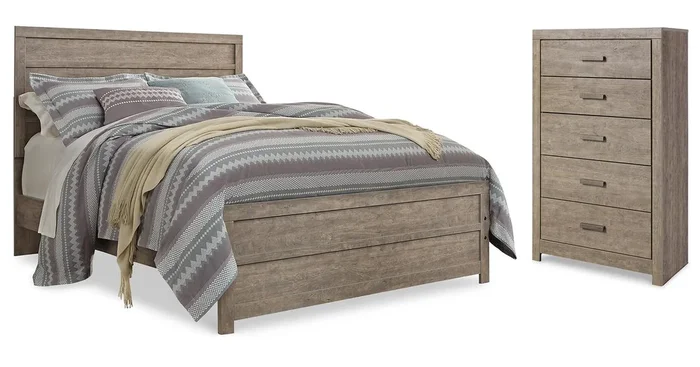 ASHLEY FURNITURE Culverbach Queen Panel Bed With Chest B070B21 | Home Haven Furniture and Appliance