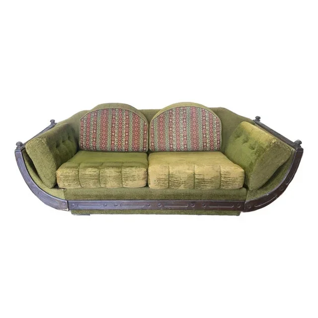 Authentic Mid-Century Spanish Revival Loveseat