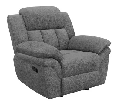 Bahrain Upholstered Glider Recliner Charcoal / CS-609543