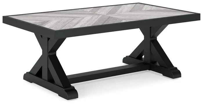 Beachcroft Outdoor Coffee Table P792-701 by Signature Design by Ashley at Old Brick Furniture & Mattress Co.