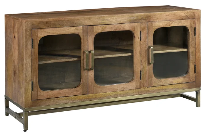 Bengal Manor Mango Wood 3 Door Apollo Sideboard CVFNR697 by Crestview Collection at Old Brick Furniture & Mattress Co.