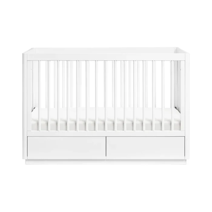 Bento 3-in-1 Convertible Storage Crib with Toddler Bed Conversion Kit