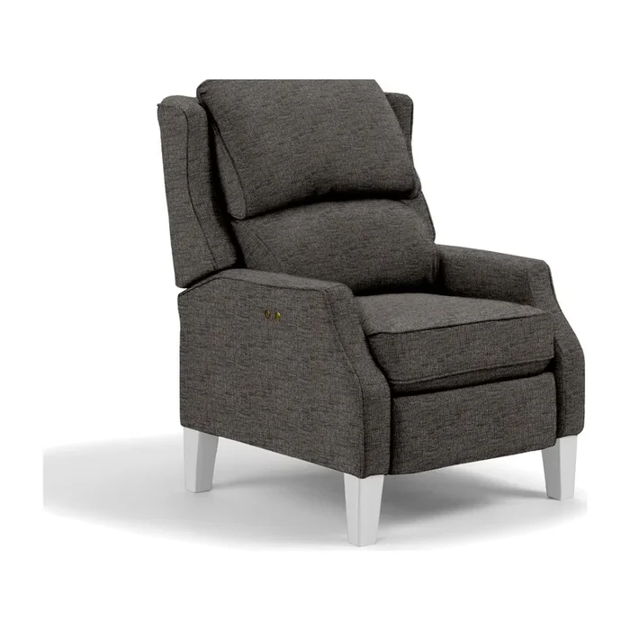 Best Pauley Three-Way Push Back Recliner in Charcoal