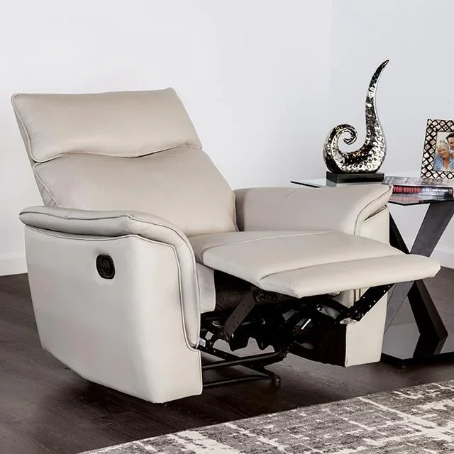Bienne Recliner Chair White & Black