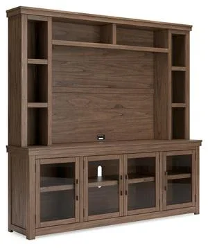 Boardernest 85″ TV Stand With Hutch