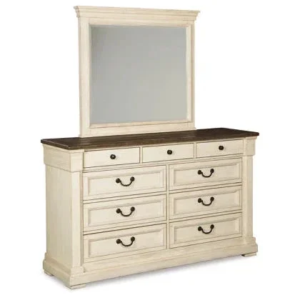 Bolanburg – Antique White – Dresser, Mirror