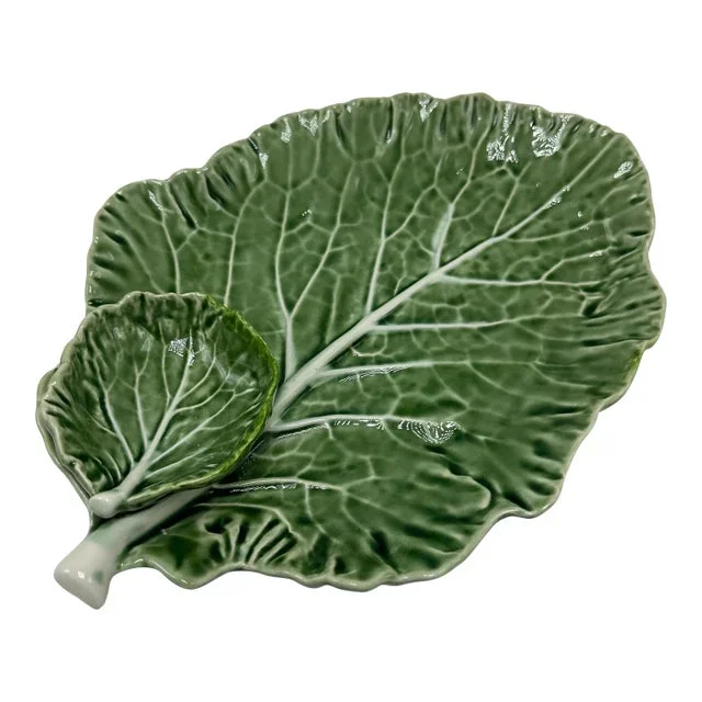 Bordallo Pinheiro Leaf Design Serving Dish