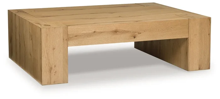 Bracken – Rectangular Cocktail Table – Light Brown