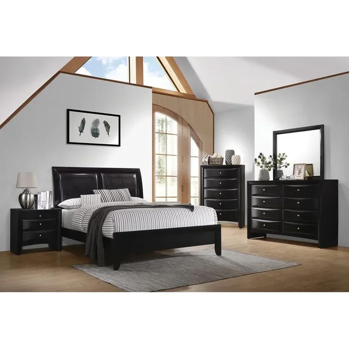 Briana – California King Bed – Black