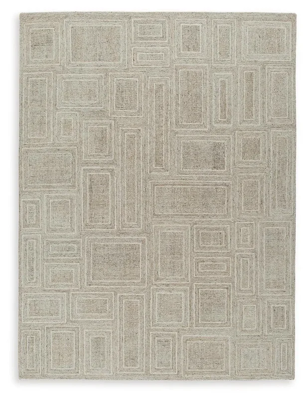 Brickburgh Gray/Ivory/Honey Large Rug