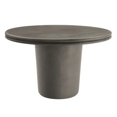 Brion 48″ Indoor – Outdoor Patio Concrete Round Dining Table / EEI-7087