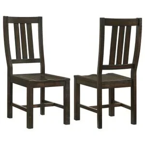 Calandra Wood Dining Side Chair Vintage Java (set of 2)