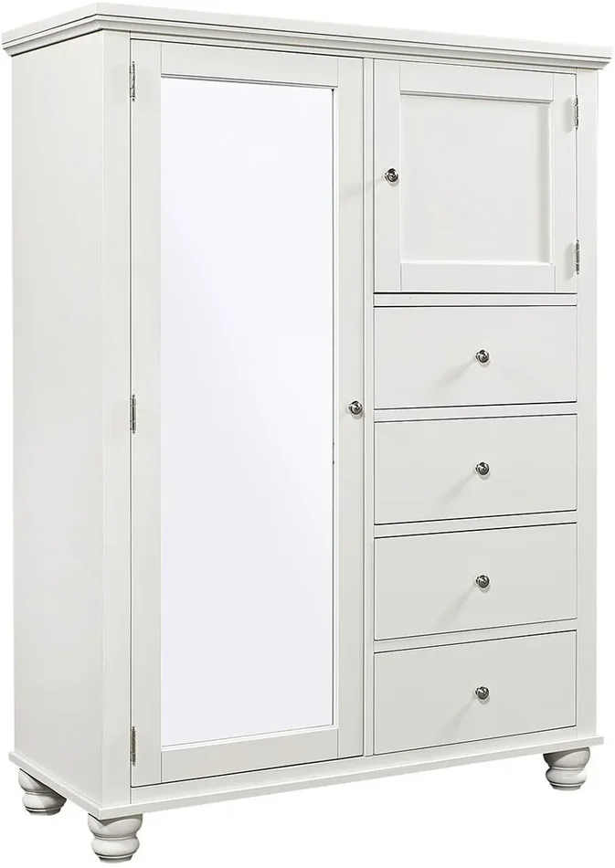 Cambridge Chiffarobe – White ICB-459-WHT-2 by Aspen Home at Old Brick Furniture & Mattress Co.