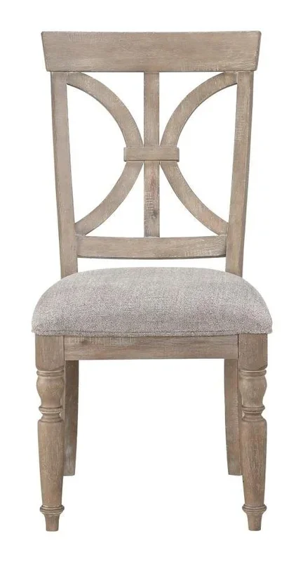 Cardano Side Chair in Light Brown (Set of 2)