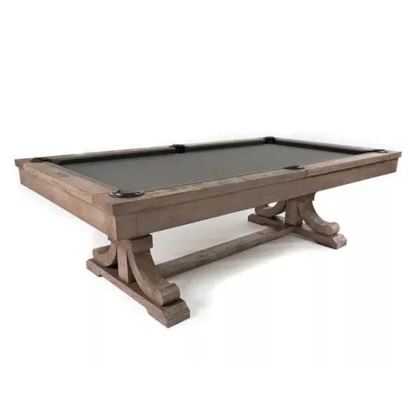 Carmel 8′ Pool Table in Weathered Oak
