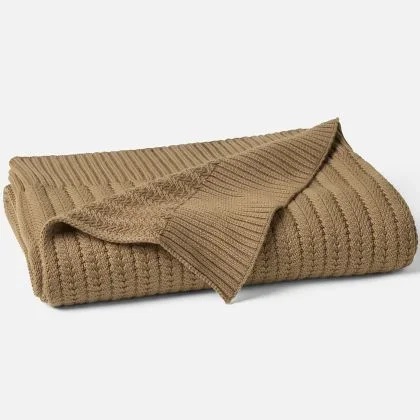 Casa Loma Organic Knit Throw by Coyuchi