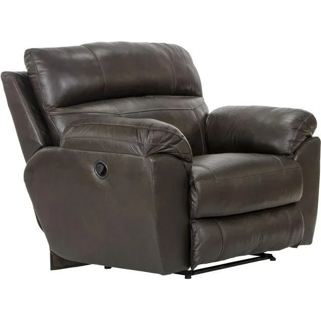 Catnapper Costa Lay Flat Recliner in Chocolate