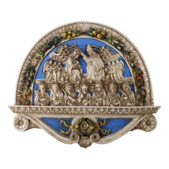 Ceramic Majolica Tile from Sesto Fiorentino