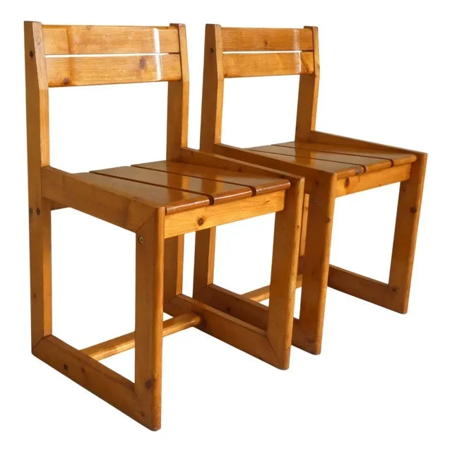 Chairs by André Sornay, 1970s, Set of 2