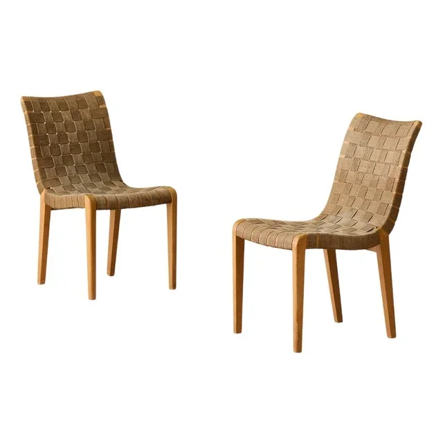 Chairs by Axel Larsson for Bodafors, 1940s, Set of 2