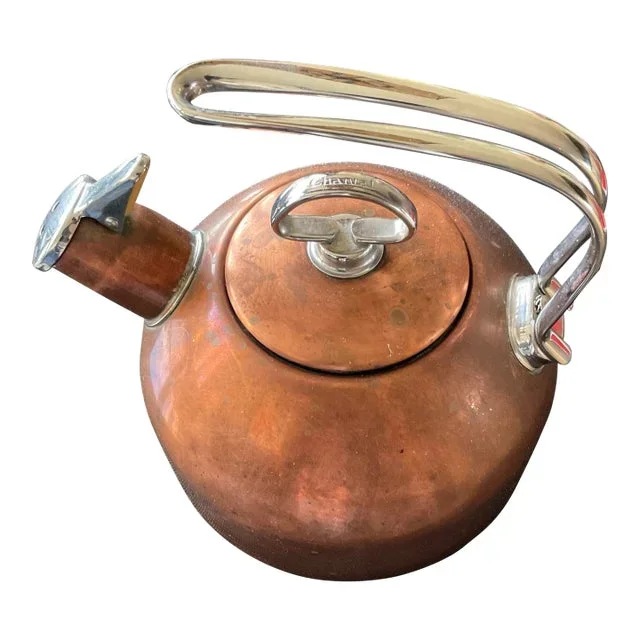 Chantal Copper Whistling Tea Kettle
