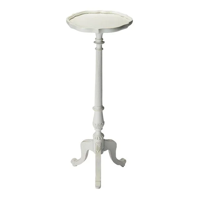 Chatsworth Pedestal Plant Stand, White