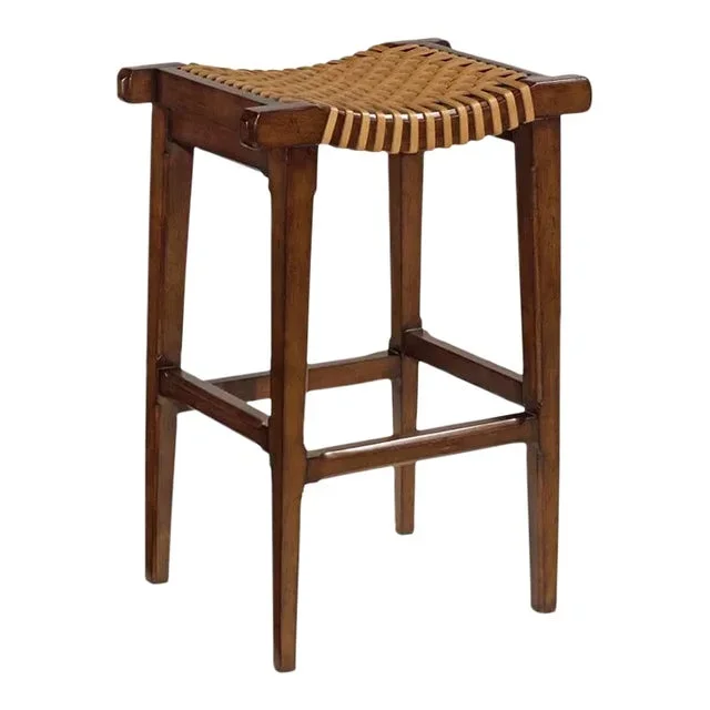 Cheiftain Bar Stool, Bordeaux Finish