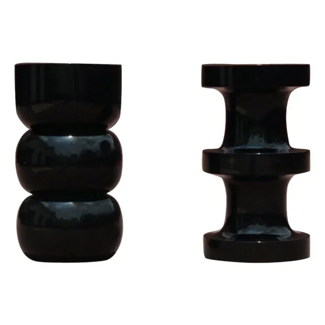 Chess Piece Stool and Side Table by Panorammma, Set of 2