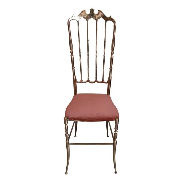 Chiavari Chair in Polished Brass, 1950s