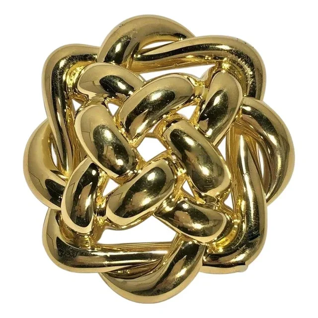 Classic Tiffany & Co. Classic Gold Brooch