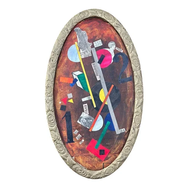 Constructivist Collage, 1930s, Mixed Media & Gouache