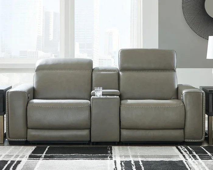 Correze 3-Piece Power Reclining Sectional Loveseat