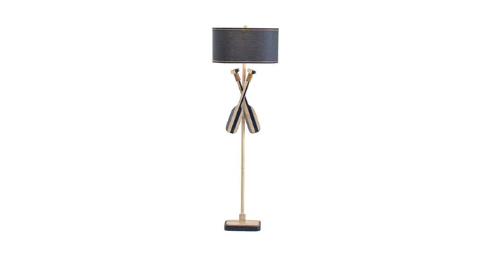 CRESTVIEW COLLECTIONS Boat Oar Floor Lamp CVAVP1423 | Valley Furniture & Appliance