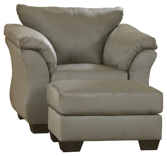 Darcy Chair and Ottoman 75005U7 by Signature Design by Ashley at Old Brick Furniture & Mattress Co.