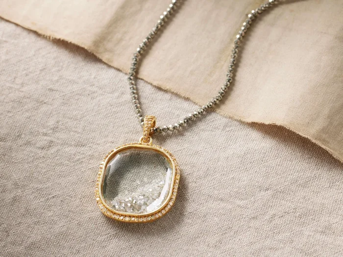 Diamond Shaker Cush Necklace