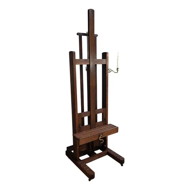 Double-Sided Oak Studio Easel