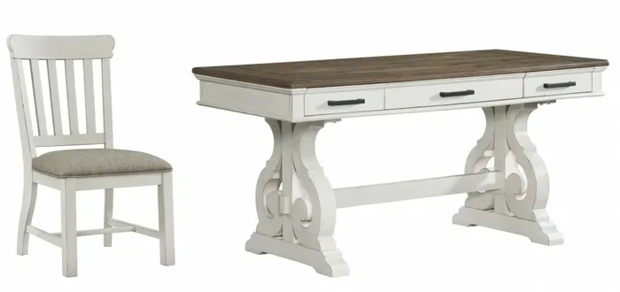 Drake 60″ Writing Desk & Chair DK-CH-460C-RFO-RTA+HO-6030WD-RFO-C by Intercon at Old Brick Furniture & Mattress Co.