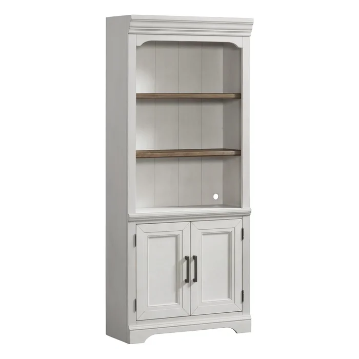 Drake 76″ Bunching Bookcase w/Door DK-HO-7632BD-RFO-C by Intercon at Old Brick Furniture & Mattress Co.