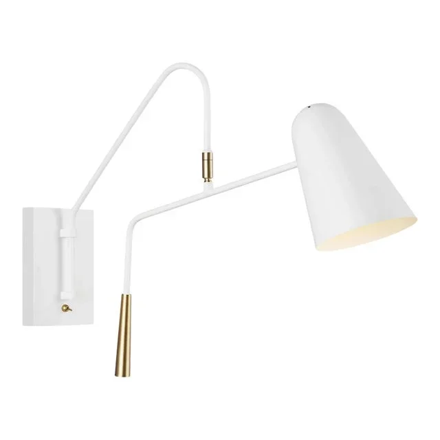 Ellen DeGeneres by Visual Comfort Studio Simon Sconce, White