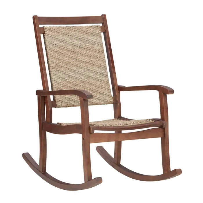 Emani – Brown/natural – Rocking Chair