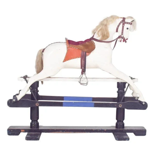 English Toy Horse in Painted Wood, 1920s