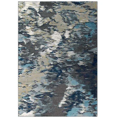 Entourage Foliage Contemporary Modern Abstract 5×8 Area Rug / R-1172-58