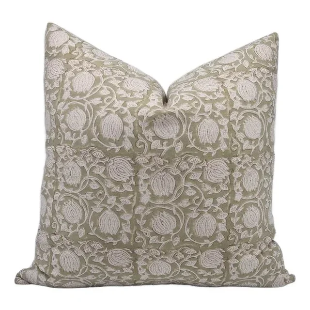 Fabdivine Artistic Block Print Throw Pillow Cushion Cover 16×16 Inch – 6Kamal